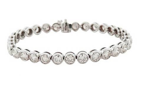 Bezel Luxe Tennis Bracelet