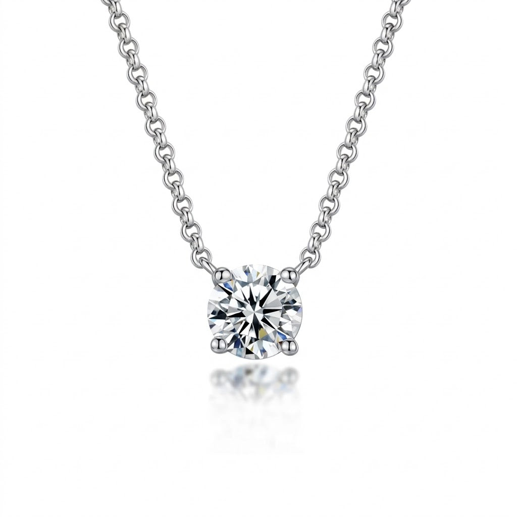 Classic Spark Moissanite Necklace