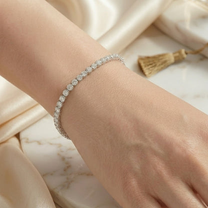 Classic Tennis Bracelet 7" –  17.20ct Total