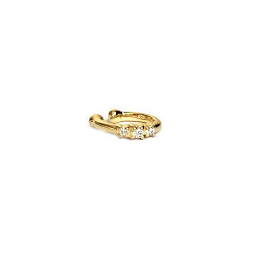 Trio Spark Cuff – Yellow Gold