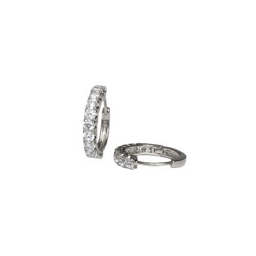 Signature Hoop Earrings – Silver