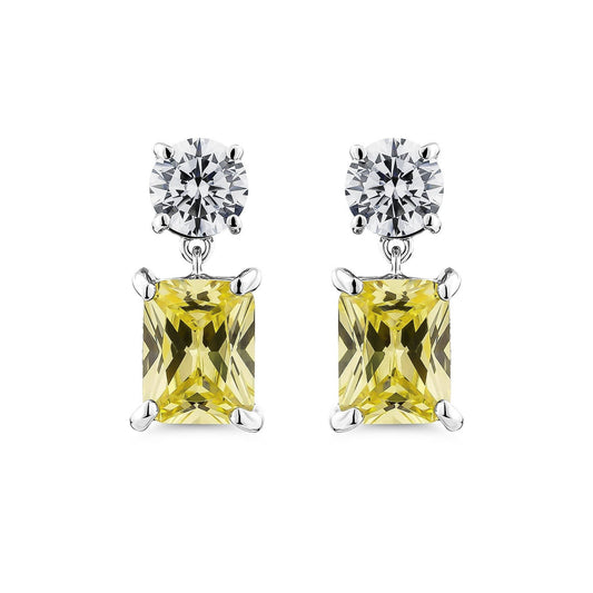 Color Radiance Drop Earrings – Yellow