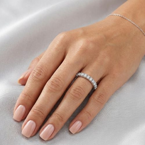 Filigree Moissanite Trio Ring – 4ct Total