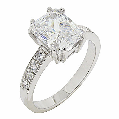 Emerald Spark Statement Ring – 4ct