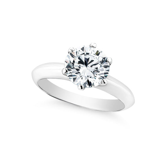 The Tiffany Inspired Moissanite Ring