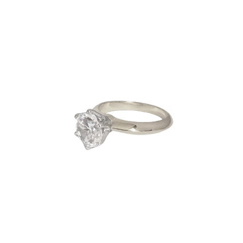 The Tiffany Inspired Moissanite Ring