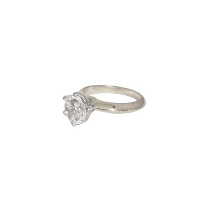 The Tiffany Inspired Moissanite Ring