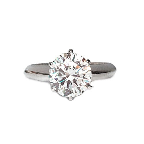 The Tiffany Inspired Moissanite Ring