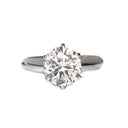 The Tiffany Inspired Moissanite Ring