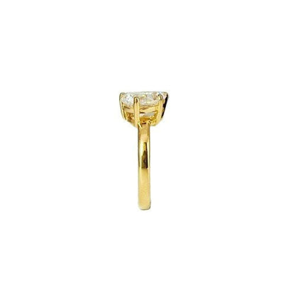 Grand Oval Trilogy Ring - Yellow Gold Plated